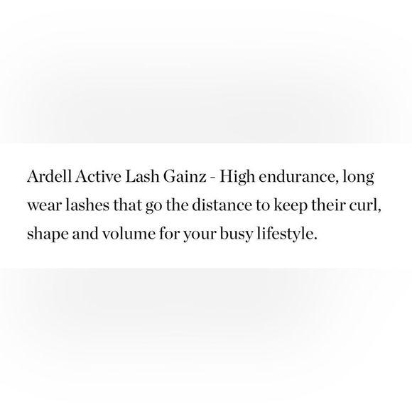 $4❤️‍🔥 Ardell Active Lash GAINZ 👁️ NEW IN BOX Black Wispies False Lashes - Picture 2 of 3